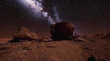 incredibile Via Lattea sulla Monument Valley foto