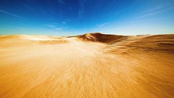 vista delle belle dune di sabbia al parco nazionale delle dune di sabbia foto