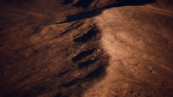 immaginario suolo marziano vista aerea del deserto marziano foto