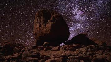 Via Lattea al parco di pietra naturale del Grand Canyon foto