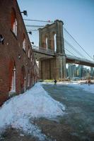 parco del ponte di brooklyn, città di new york foto