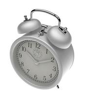 illustrazione 3d del concetto di tempo di sveglia del cronometro foto