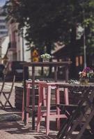 vecchio caffè di strada foto