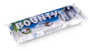 bounty chocolate bar è un marchio di american mars, inc. foto