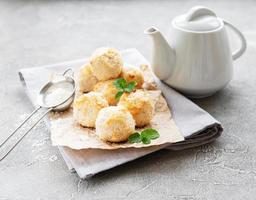 biscotti dolci al cocco foto