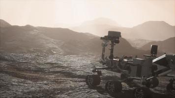 curiosità rover marte che esplora la superficie del pianeta rosso foto