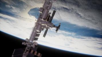 8k stazione terrestre e spaziale iss foto