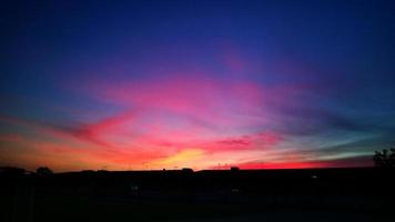 il cielo colorato foto