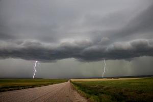 nuvole di tempesta della prateria foto