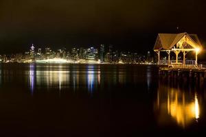 skyline di vancouver canada foto