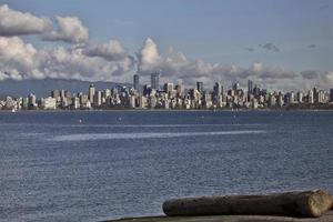 skyline di vancouver canada foto