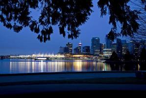 skyline di vancouver canada foto