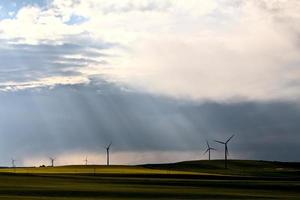 nuvole di tempesta della prateria foto