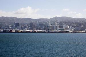 traghetto vista wellington nuova zelanda foto