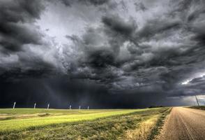 nuvole di tempesta saskatchewan foto