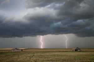 nuvole di tempesta della prateria foto