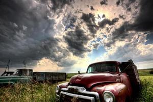 nuvole di tempesta saskatchewan foto