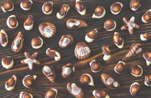 cioccolatini a forma di frutti di mare 5664235 Stock Photo su Vecteezy