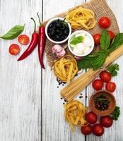 ingredienti alimentari italiani foto