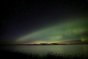 aurora boreale saskatchewan canada foto