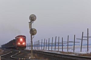 treno ferroviario canadese del pacifico foto