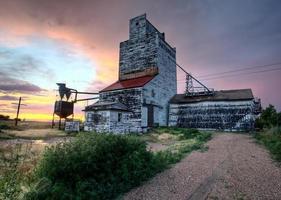 elevatore del grano saskatchewan foto