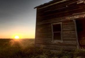 fattoria abbandonata saskatchewan canada foto