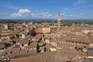 piazza del campo a siena foto