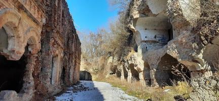 sfondo strada del tempio di urkaine foto