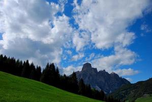 montagna ed erba foto