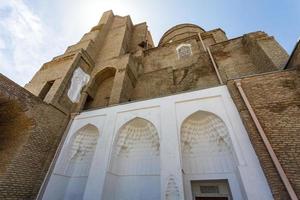 Esterno del jahongir maqbarasi, shakhrisabz, uzbekistan, asia centrale foto