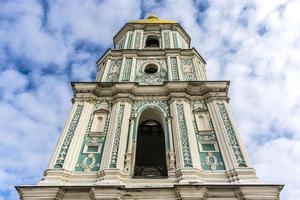 campanile della cattedrale di st sophia a kiev, ucraina, europa foto