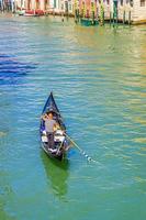 paesaggio urbano di venezia con il canal grande foto