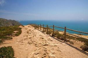 portogallo, cabo da roca, il capo roca occidentale d'europa, sentieri escursionistici sul capo roca foto