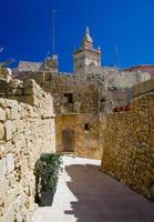 cittadella torre castello nella città di victoria rabat, isola di gozo, malta foto