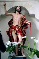 statua del cristo risorto di Ferla foto