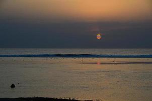 oceano e alba foto