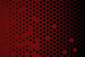 geometria astratta rosso scuro motivo minimalista a strisce di forma semplice con trama poligonale in tessuto realistico su rosso nero scuro. foto