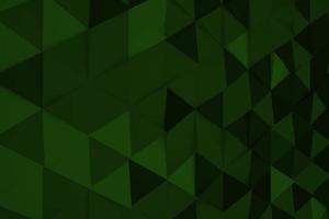 geometria astratta verde scuro motivo minimalista a strisce di forma semplice con trama poligonale in tessuto realistico su verde scuro. foto