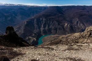 sulak canyon.chirkeyskaya hpp.nature of the caucasus.sights of the caucasus foto