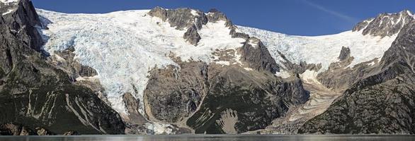 panorama glaciale in alaska foto