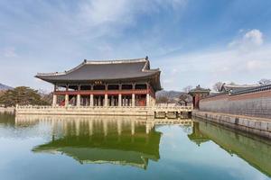 Palazzo Gyeongbokgung a Seoul, Corea del Sud foto