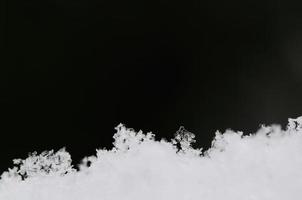 delicati cristalli di neve foto