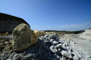 rocce in una cava foto