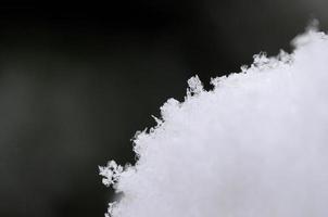 molti cristalli di neve foto