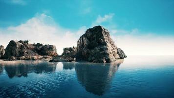 coste rocciose mediterranee e paesaggio foto