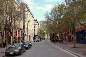 vecchi edifici nel centro di winnipeg foto