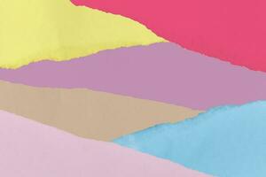 strappare colorato di morbido sfondo di carta pastello. design creativo per sfondo o carta da parati. foto