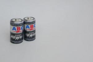 marca della batteria abc in colore nero foto