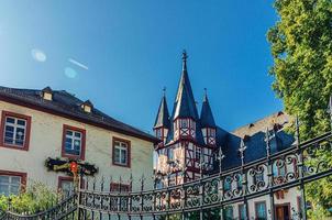 rudesheim am rhein, germania, 24 agosto 2019 città medievale storica di rudesheim foto